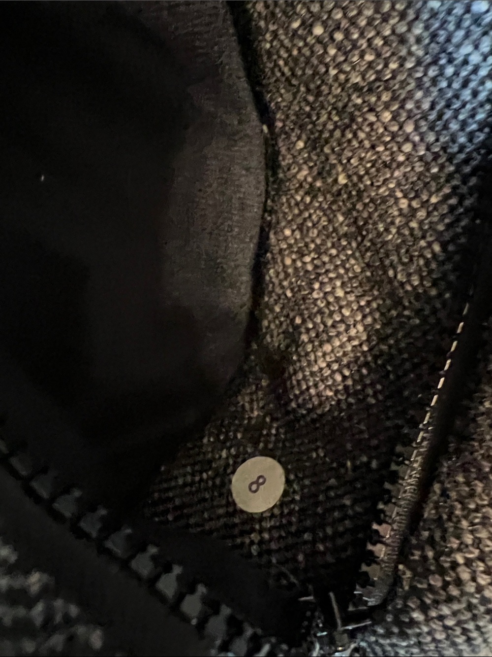Lululemon Audrey Heather Charcoal High-Collar Button Front Jacket - Picture 5 of 9